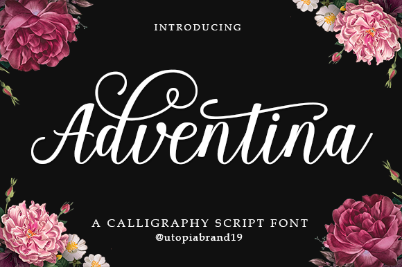 Adventina Script: A Refined Script Font for Elegant Editorial Design