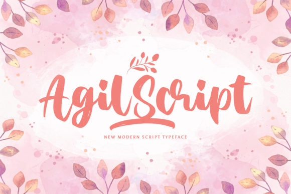 Agil Script: A Playful Script Handwritten Font for Brand Personality