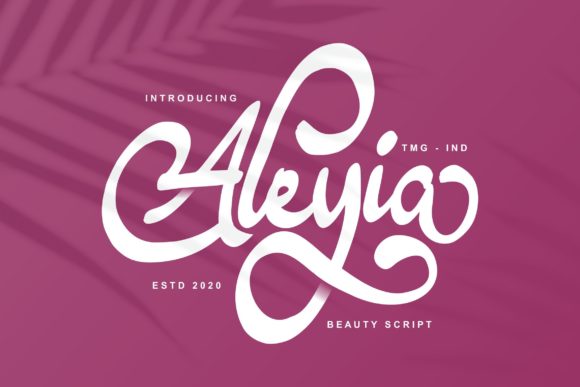 Aleyia Script Font for Elegant Brand Identity