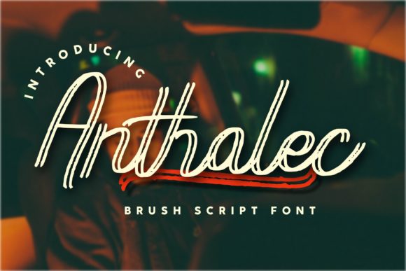 Anthalec Script: A Vintage Script Font for Fashion & Editorial Campaigns