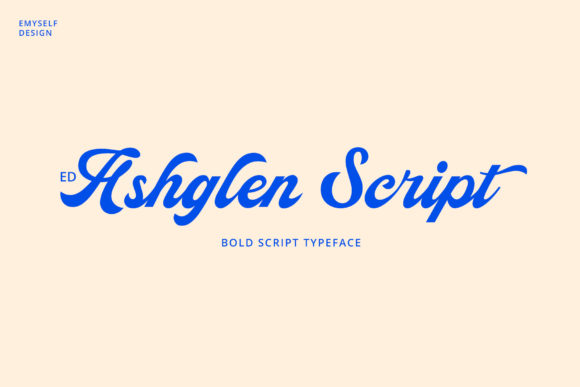 Ashglen Script: An Elegant Handwritten Font for Meaningful Brand Moments