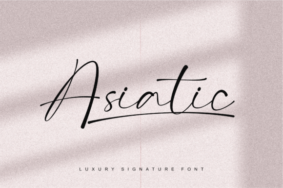 Asiatic Signature Script Font for Elegant Branding