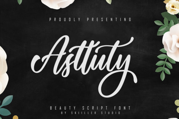 Asttuty Script: An Elegant Script Font for Thoughtful Editorial Design