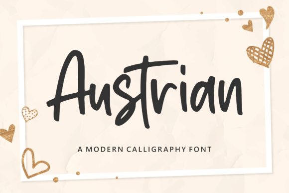 Austrian Script Font for Romantic, Handwritten Branding