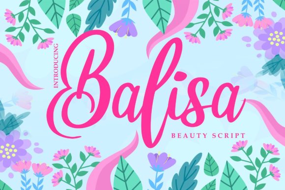 Balisa Script: Elegant Handwritten Font for Professional Design