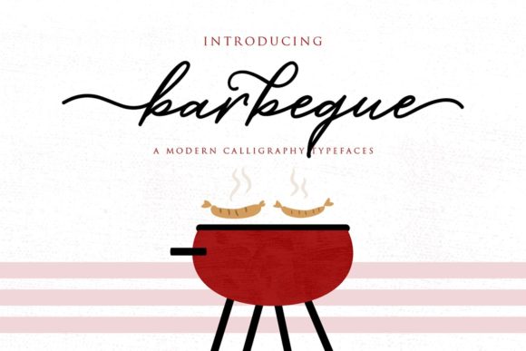 Barbeque Script: Elegant Script Handwritten Font for Scroll-Stopping Brand Content
