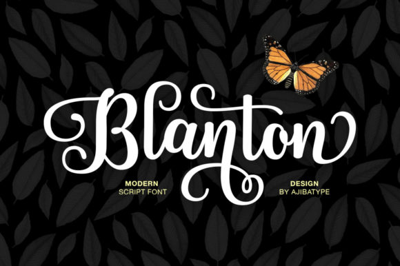 Blanton Script: A Delicate Script Font for Elegant Campaign Design