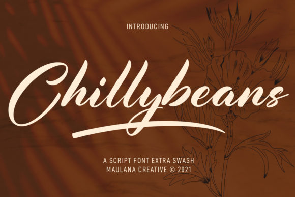 Chillybeans Script Font for Elegant Handmade Design