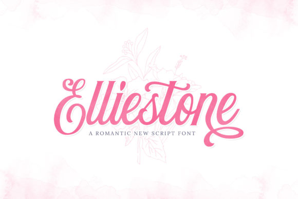 Elliestone Script: A Premium Script Handwritten Font for Brand Elegance