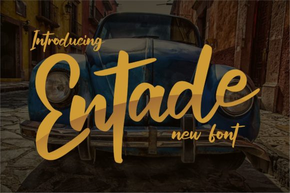 Entade Script: A Chic Script Handwritten Font for Real Branding