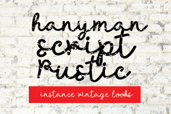 Handyman Script Rustic Font for Digital Branding