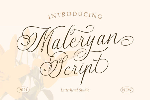 Maleryan Script: Elegant Handwritten Font for Professional Design