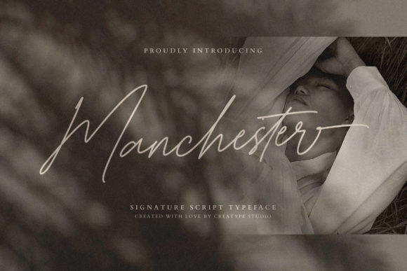 Manchester Script Font for Elegant Brand Identity