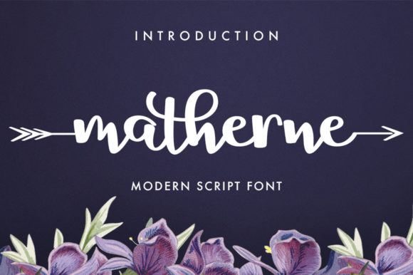 Matherne Script: A Playful, Professional Script Handwritten Font
