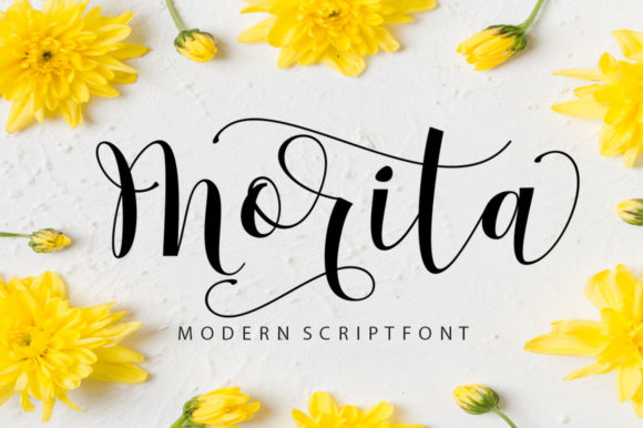 Morita Script Font for Elegant Handmade Designs