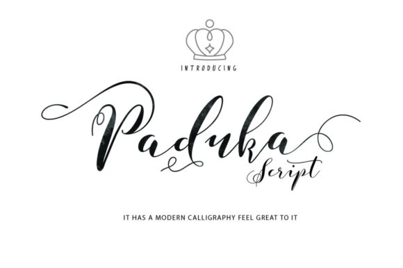 Paduka Script: A Refined Script Handwritten Font for Elegant Editorial Design