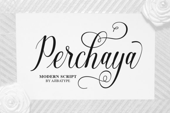 Perchaya Script: A Handwritten Font That Makes Your Campaign Stand Out