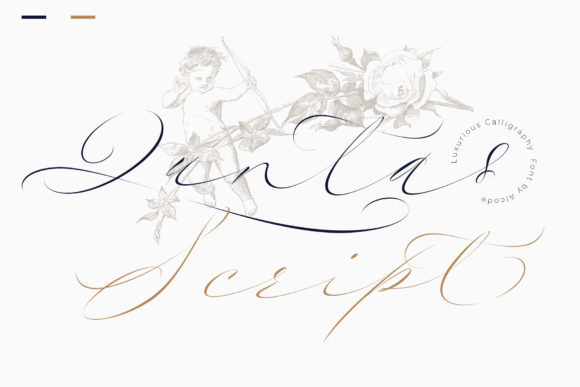 Quntas Script: Elegant Handwritten Font for Designers