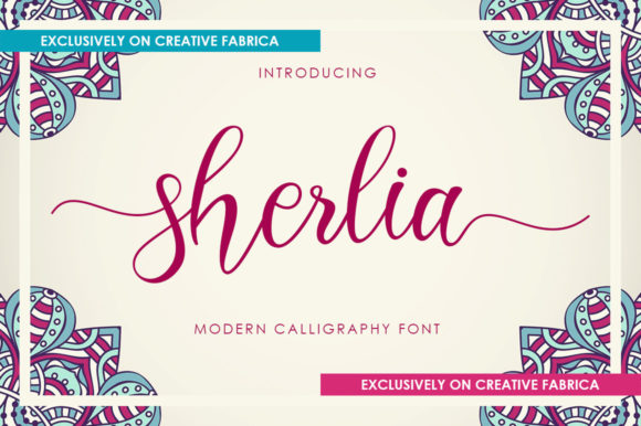 Sherlia Script Font for Elegant Handmade Products