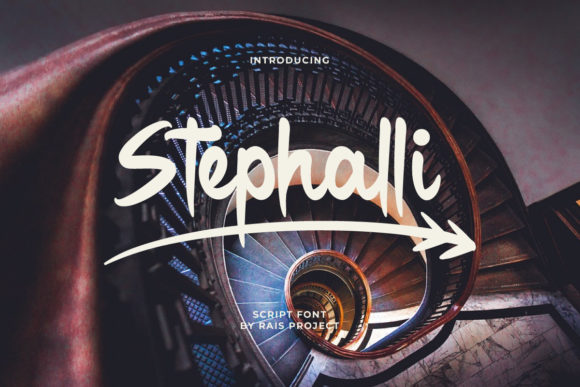 Stephalli Script Font for Elegant Handmade Designs
