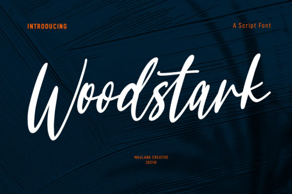 Woodstark Script: A Premium Brushed Script Font for Scroll-Stopping Brand Content