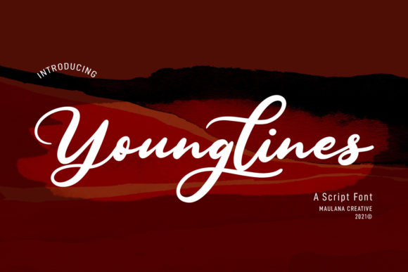 Younglines Script Font for Elegant Branding