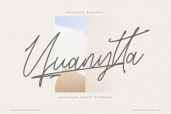 Yuanytta Script Font for Elegant Handmade Designs